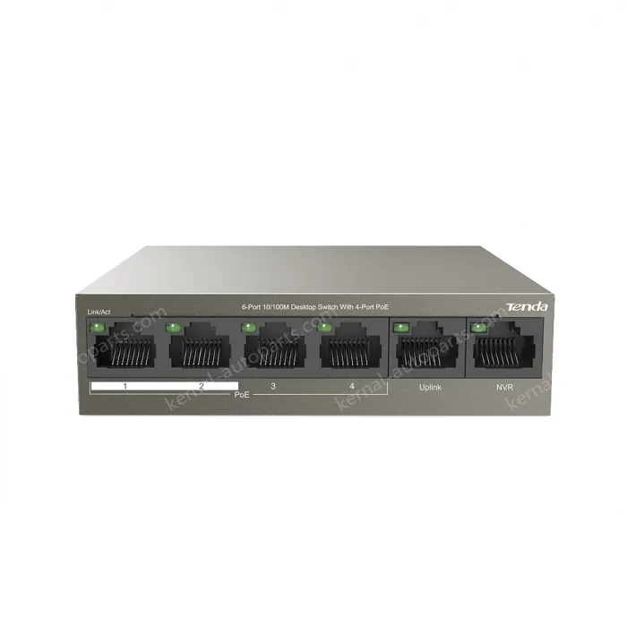 6-Port 10/100M Desktop Switch with 4-Port PoE