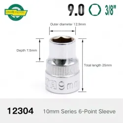 CALC-9. 0mm-10mm series 3/8-12304
