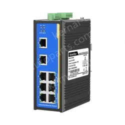 8 Ports 10/100M T(x) Din-Rail Managed Industrial Ethernet Switch