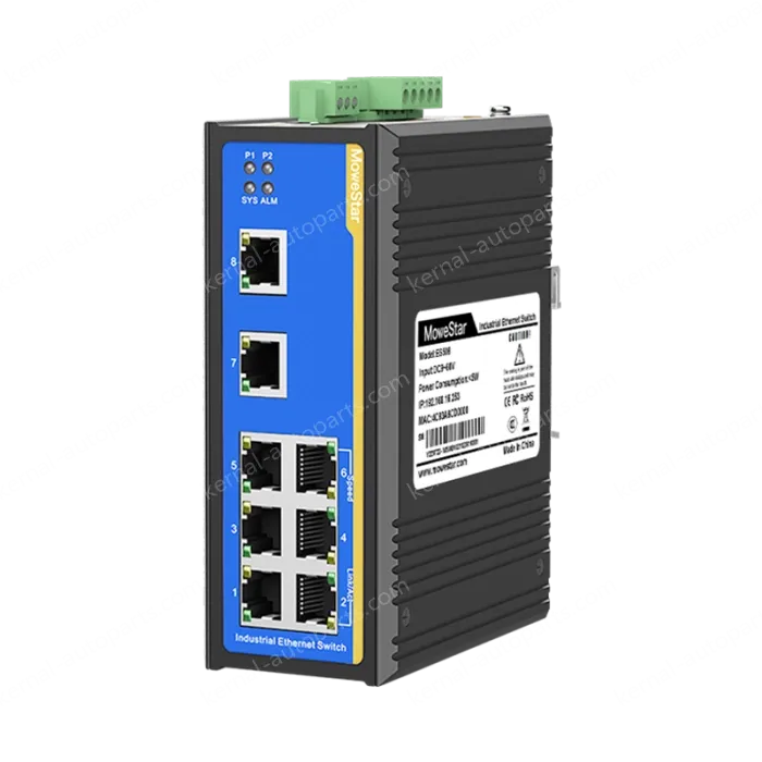 8 Ports 10/100M T(x) Din-Rail Managed Industrial Ethernet Switch