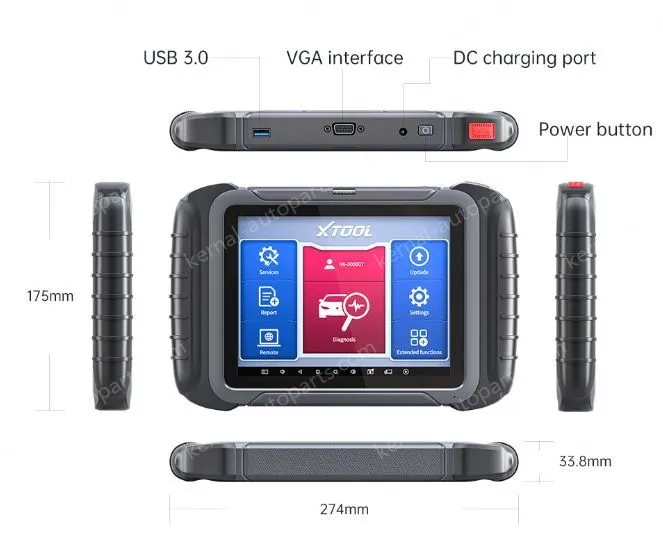 XTOOL D8 OBDII Automotive Full System Diagnostic Tool