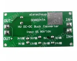 DC-DC high-voltage buck module regulated power board converters Input DC 17~80V Output 15V