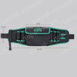 The waist bag can hold a mobile phone with a thickened flip cover