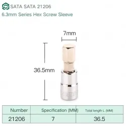 Xiaofei 7mm with a total length of 36.5mm-21206