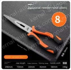 Industrial Grade 8 inch needle-nose pliers