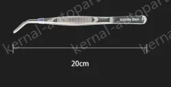 Stainless steel tweezers Curved round head (304 models) 20cm