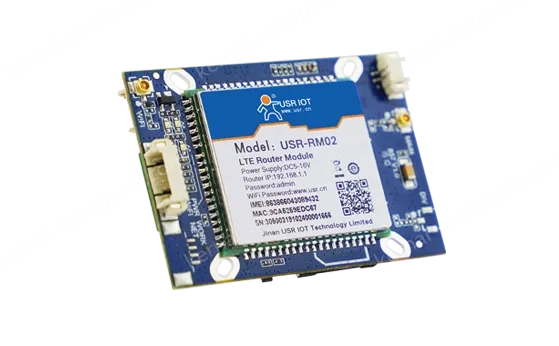 Single-network port 4G wireless router module