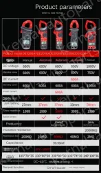 DE6266 "Measurable High Current Voltage" Clamp