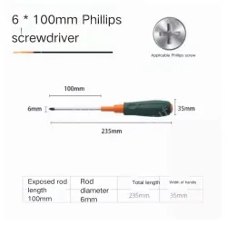 Phillips screwdriver 6*100