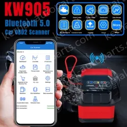 KW905 bluetooth 4.0(5.0) obdii scanner Automotive Fault Diagnosis Instrument Engine Fault Reading Fault Code Query Playback Function Testing Tools