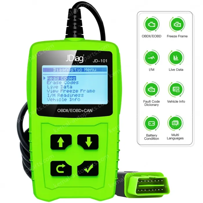 JDiag V600B Volkswagen/Audi full system diagnostic instrument+battery analyzer three in one diagnostic instrument