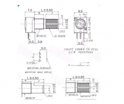 PWM DC motor governor DC12V-DC40V speed regulation module