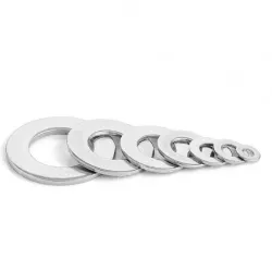 Gasket metal round flat gasket washer with hole five gold washer meson fastening washer