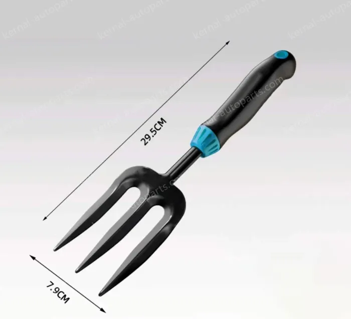 Gardening three-pronged shovel