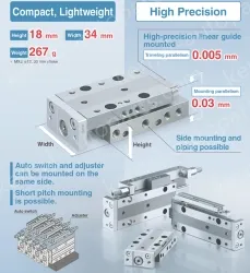 Air Slide Table MXJ Series MXJ12-10ZN