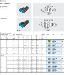 Push-in fitting QSY-4(FESTO)