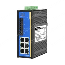 8 Ports 10/100M Din-Rail Managed Industrial Ethernet Switch