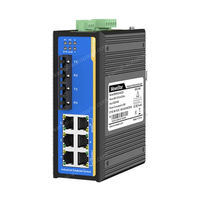 8 Ports 10/100M Din-Rail Managed Industrial Ethernet Switch