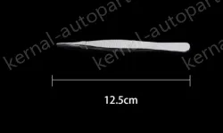 Stainless steel tweezers Straight tip (thick) 12.5cm