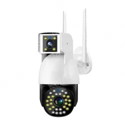 4MP-Outdoor HD Double light night vision dual lens camera