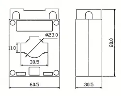 Current transformer YDBH0.66-30I-A-400/5A closed transformer