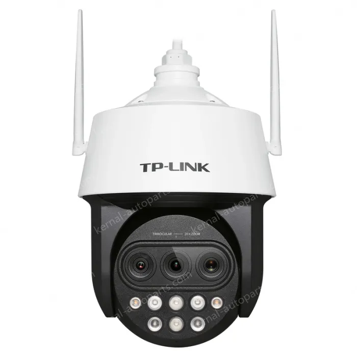 Three-eye zoom full-color 4G high-speed dome camera