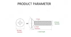 Electronic screws M1.2*2.5