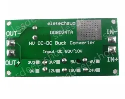 DC-DC high-voltage buck module Input DC 10~80V Output 5V With terminals