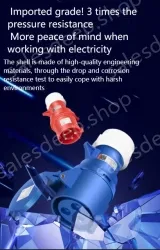 3 pole 32A receptacle