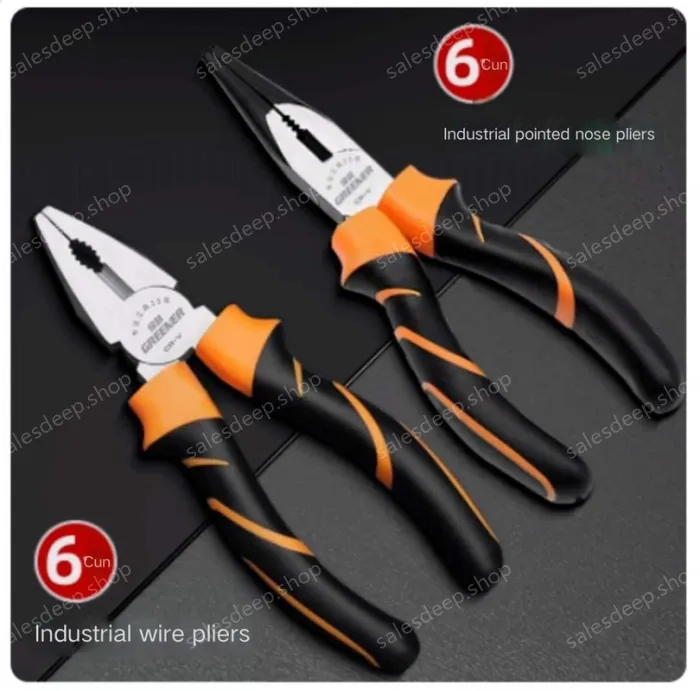 6-inch industrial-grade two-piece set (wire cutter + needle-nose pliers) save 3 yuan