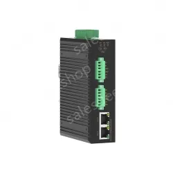 industrial-grade Modbus gateway 2-channel DIN-rail serial port server