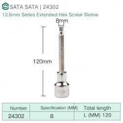 Dafei 8mm with a total length of 120mm-24302